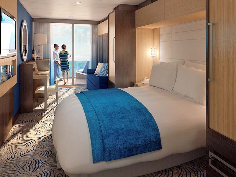 Каюта з балконом "Obstructed Ocean View Balcony"