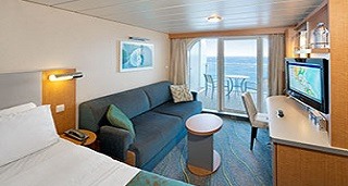 Каюта с балконом "Superior Ocean View Stateroom"
