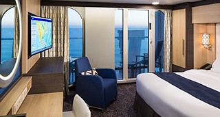 Каюта з балконом "Ocean View with Large Balcony"