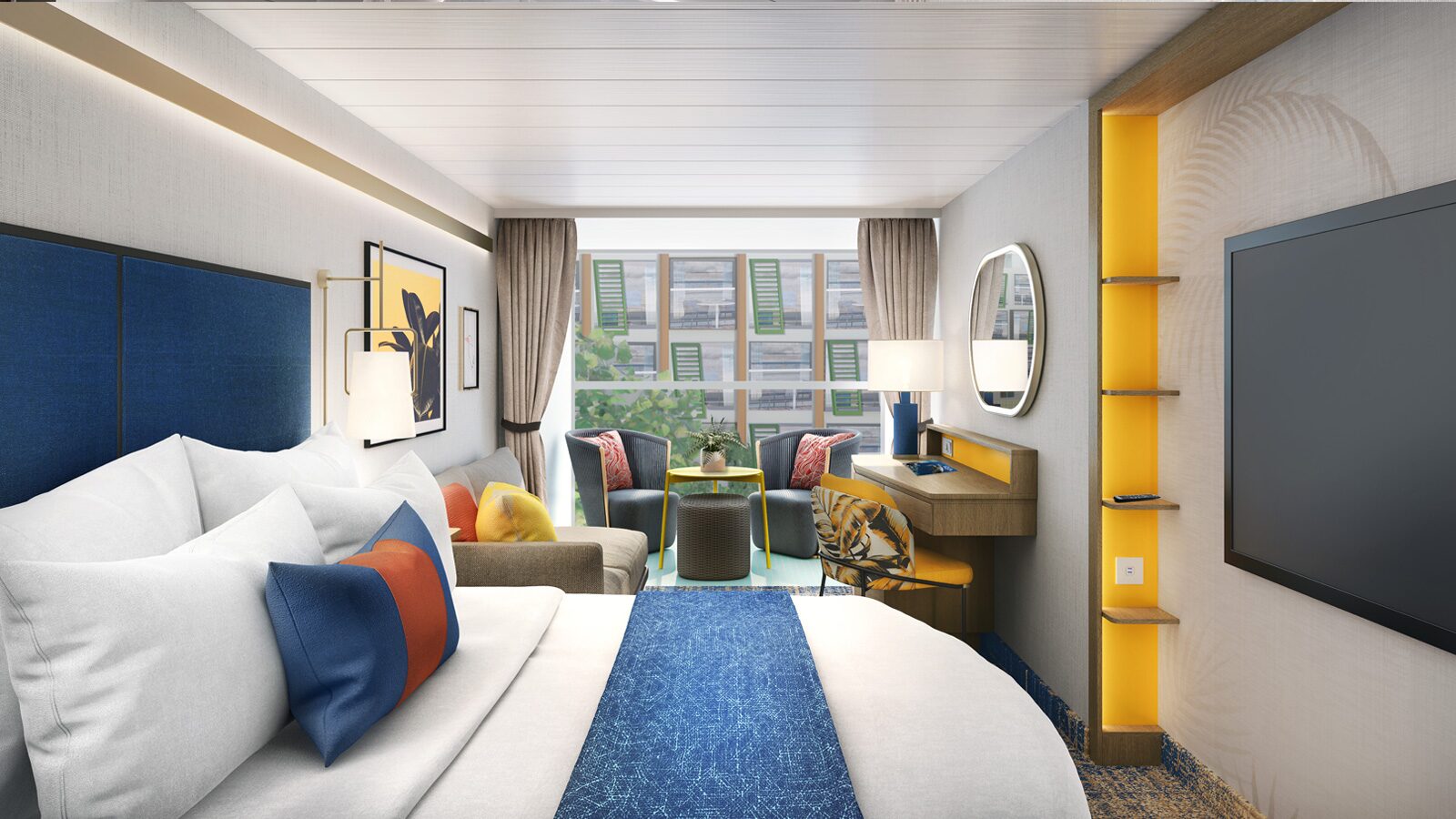 Каюта с балконом "Spacious Infinite Central Park View Balcony"