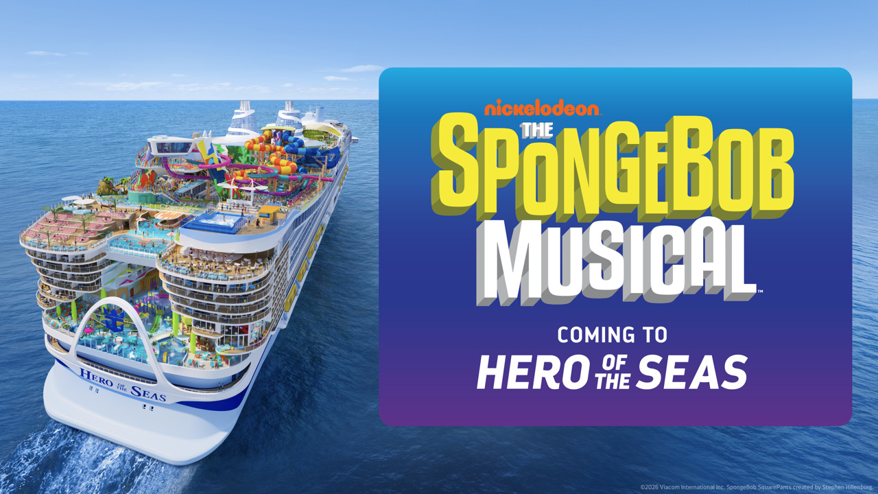 МЮЗИКЛ «ГУБКА БОБ» УПЕРШЕ ВИРУШАЄ В МОРЕ НА БОРТУ ЛАЙНЕРА ROYAL CARIBBEAN «HERO OF THE SEAS»